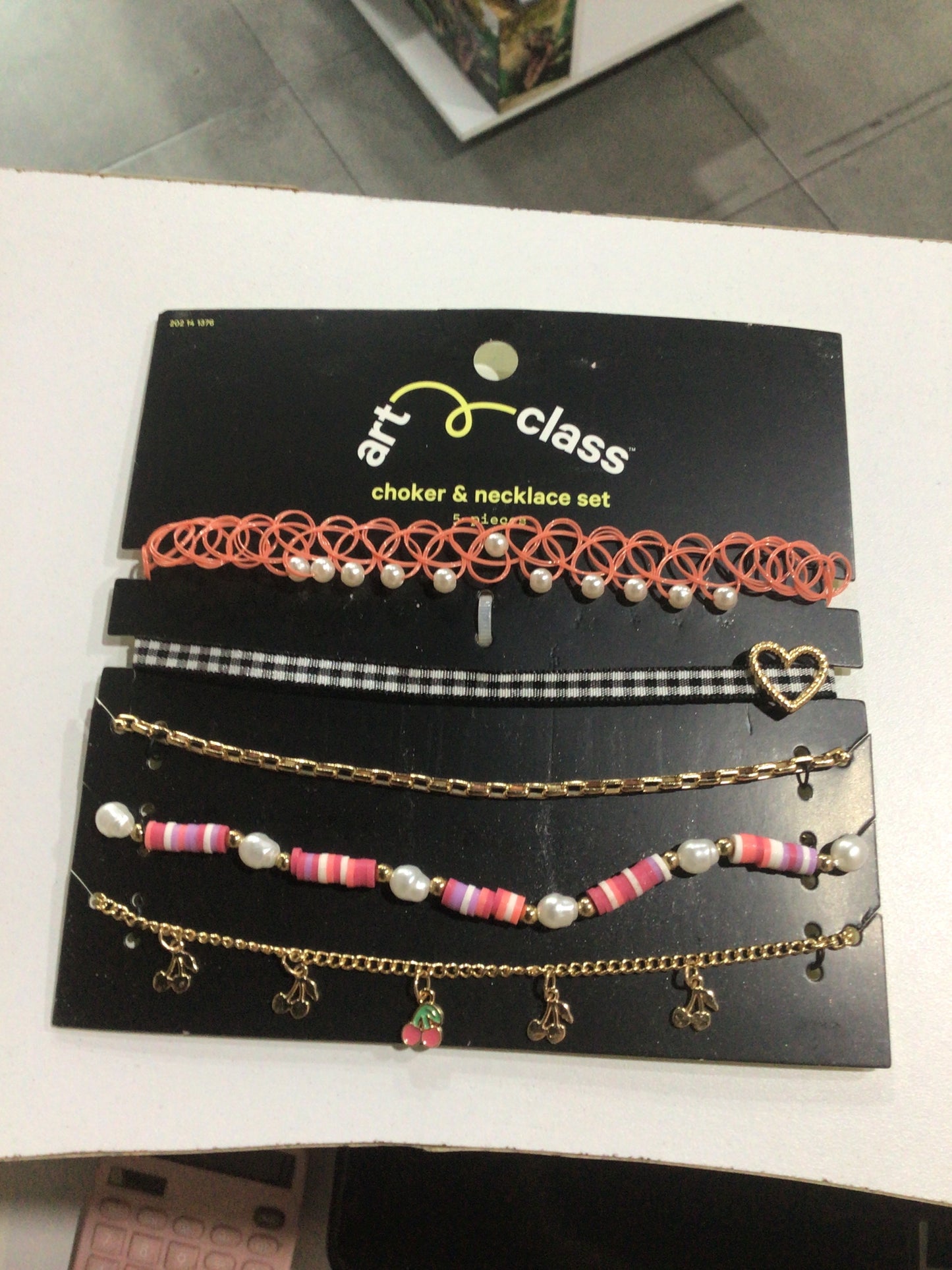 Set Collares/Chokers 5pcs