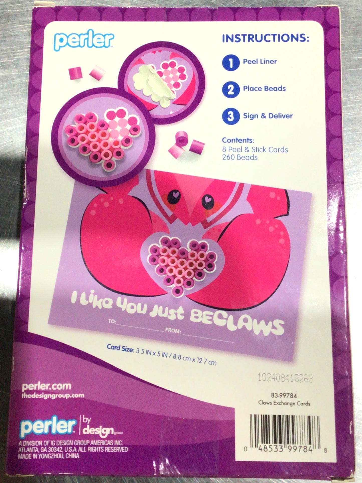 Sticker Valentine Peel & Stick Card Kit
