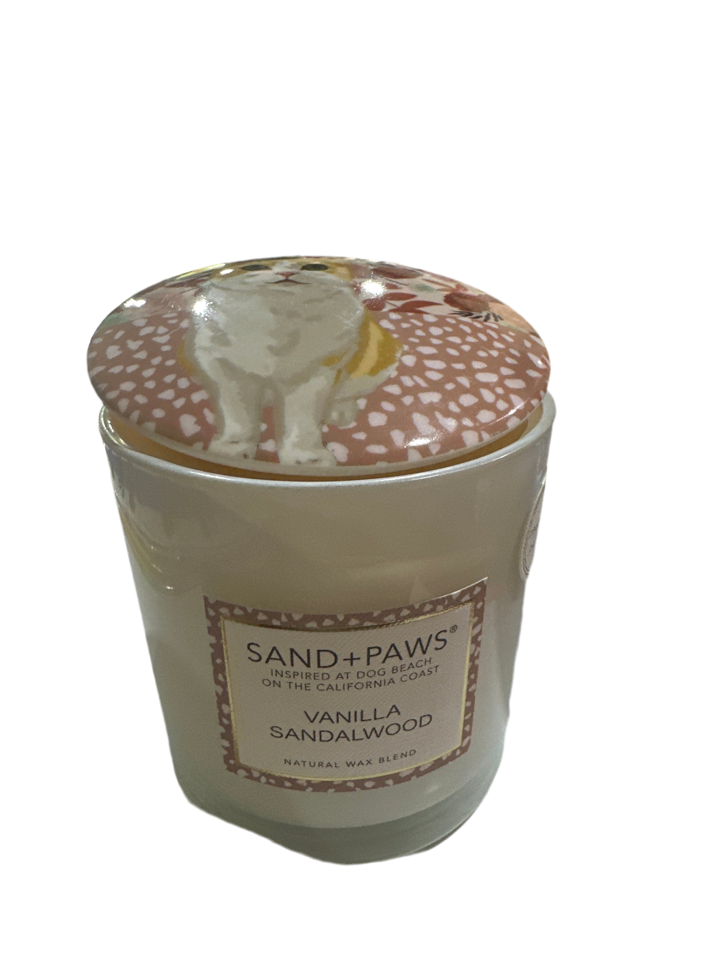 Vela Sand + paws vanilla sandalwood