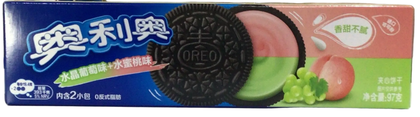 Oreo uva verde + melocotón 97g