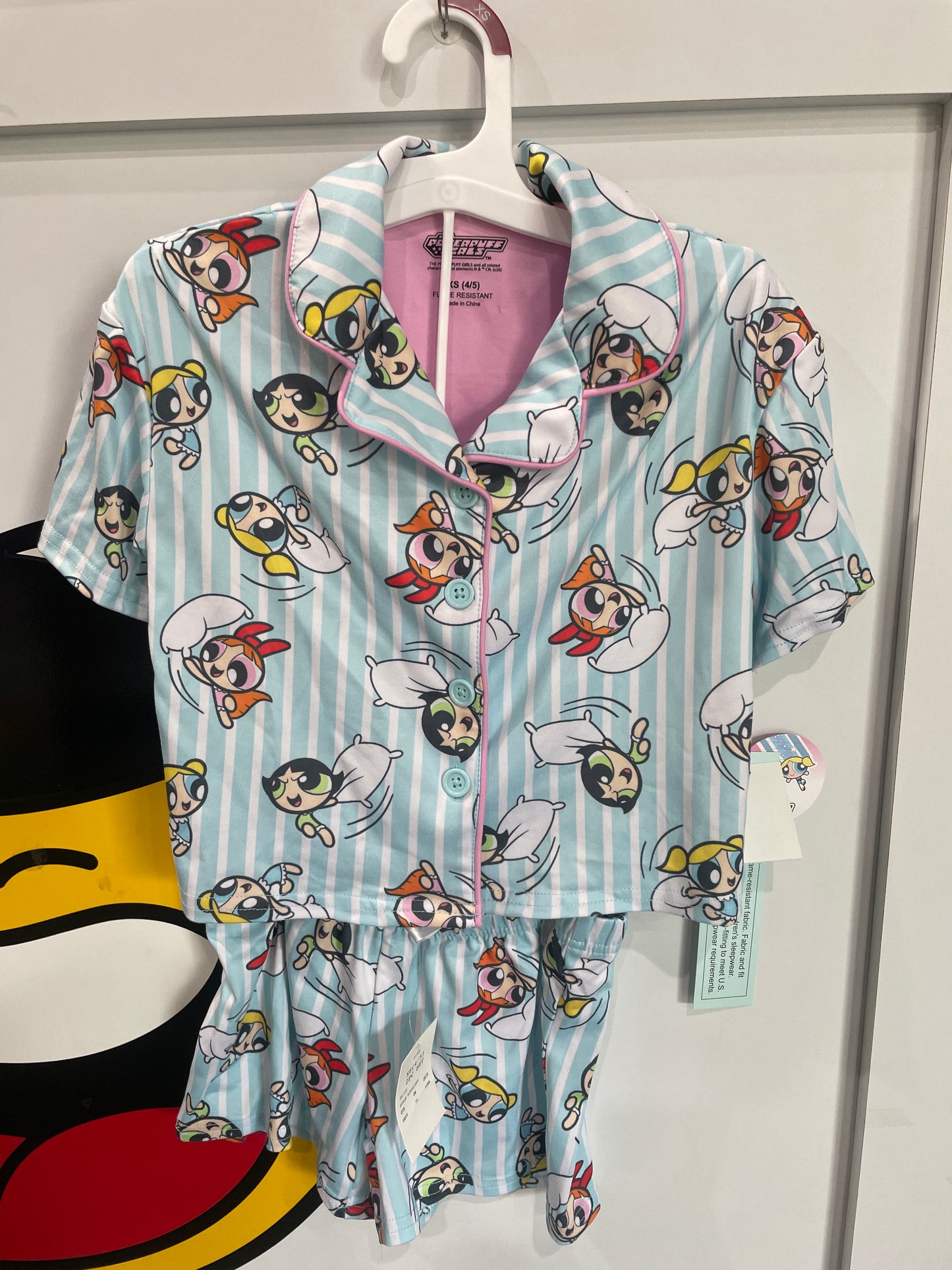 Conjunto Pijama Powerpuffgirls talla XS 4/5