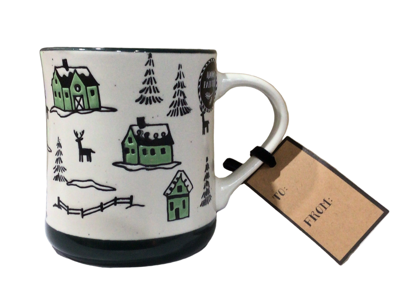 Taza Navideña pinos