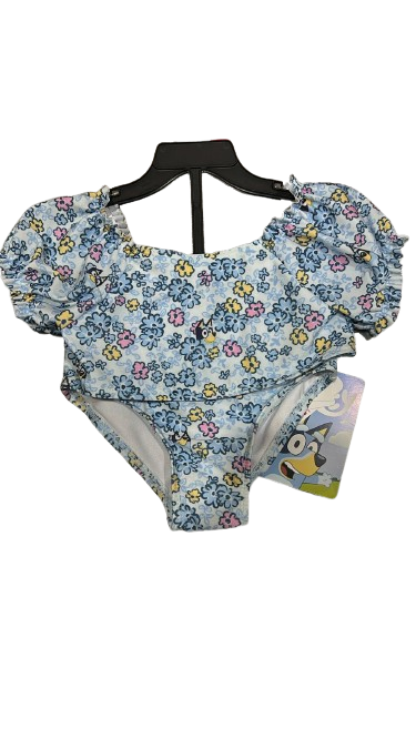 Traje de Baño 2pzs Bluey Celeste Talla 2