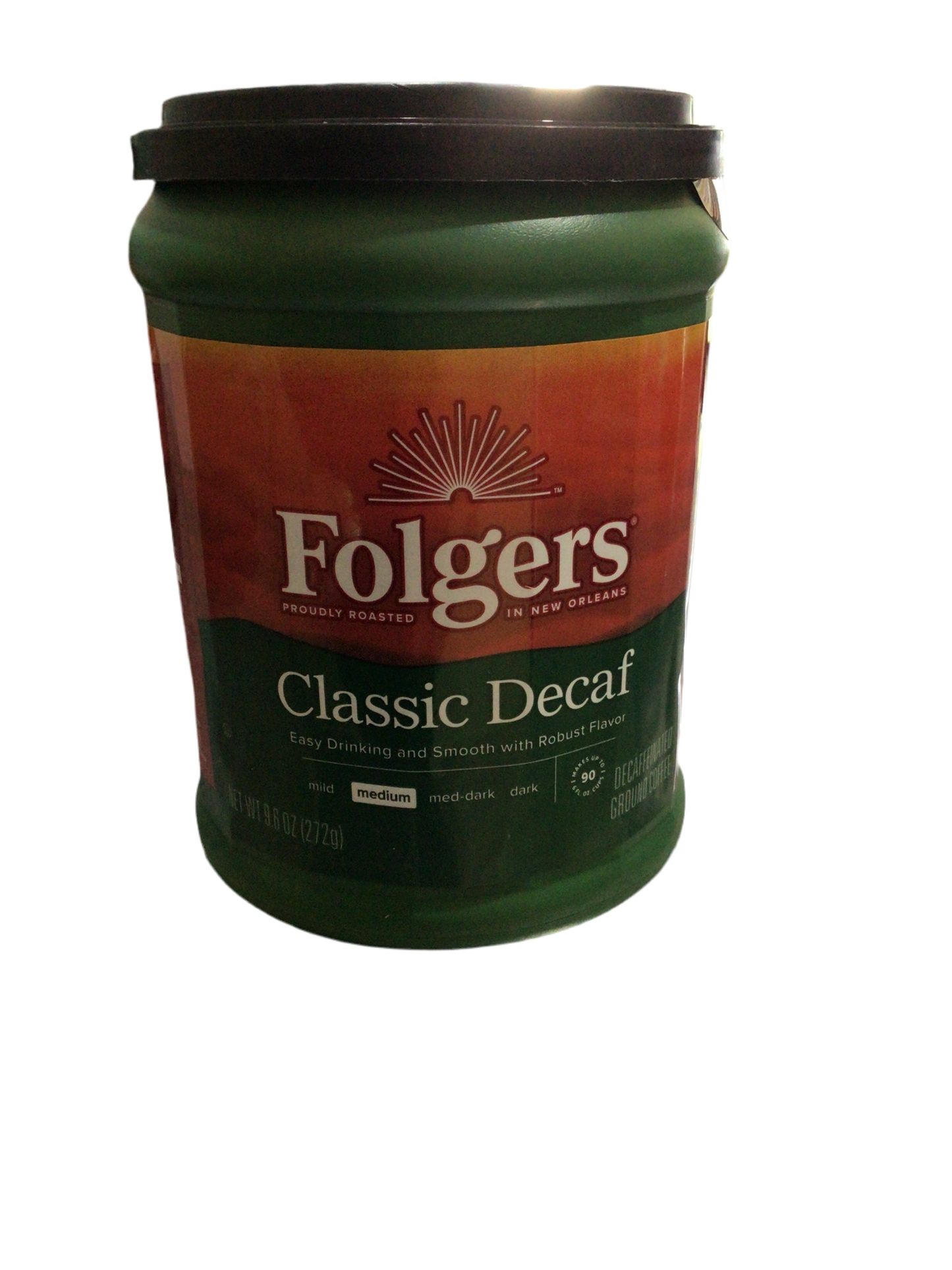 Folgers Classic Decaf Medium 272g
