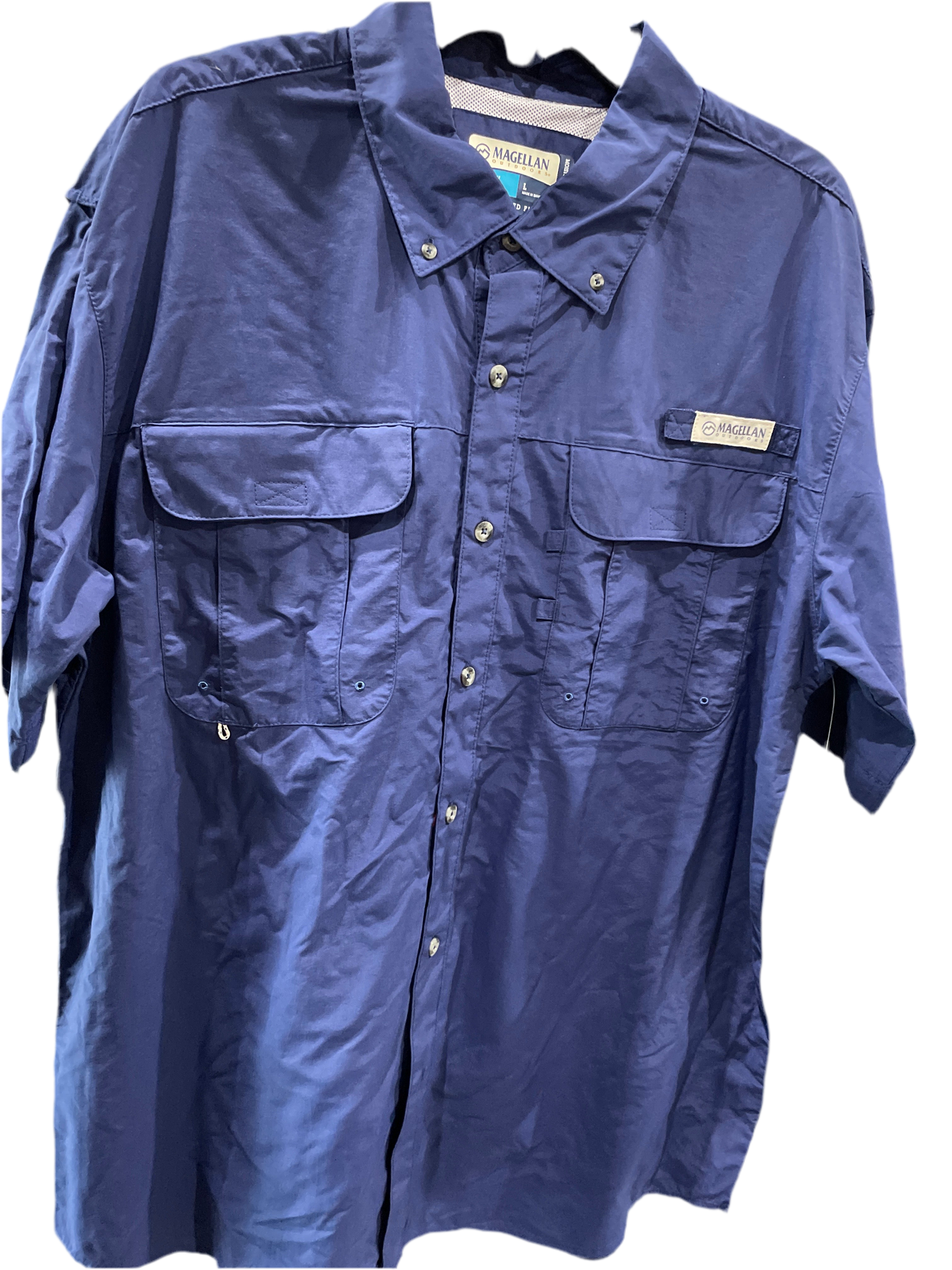 Camisa Magellan Color Azul Marino Talla M