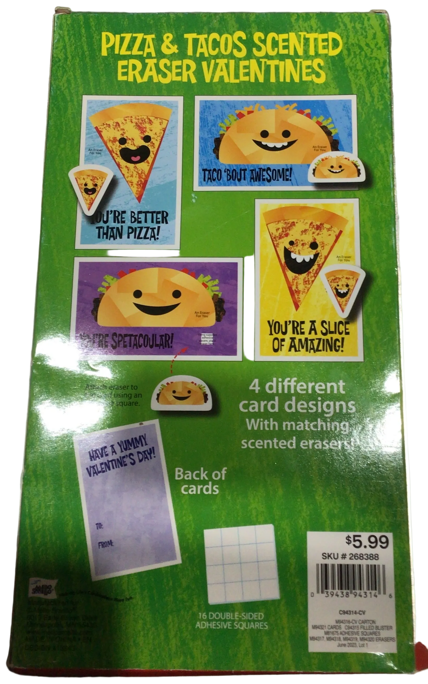 Stickers valentine’s pizza