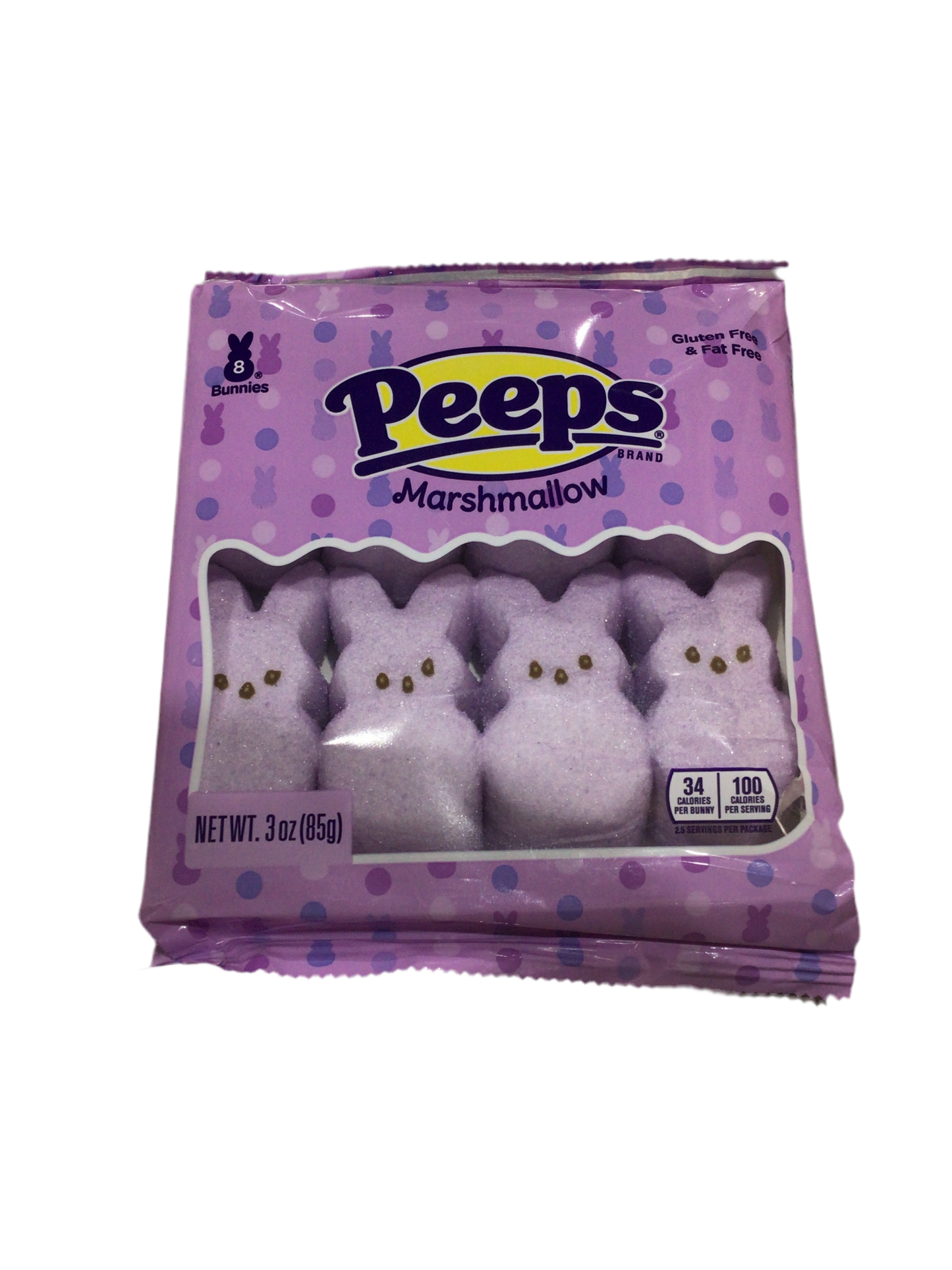 Peeps Marshmallow Purple Bunnies 85gr