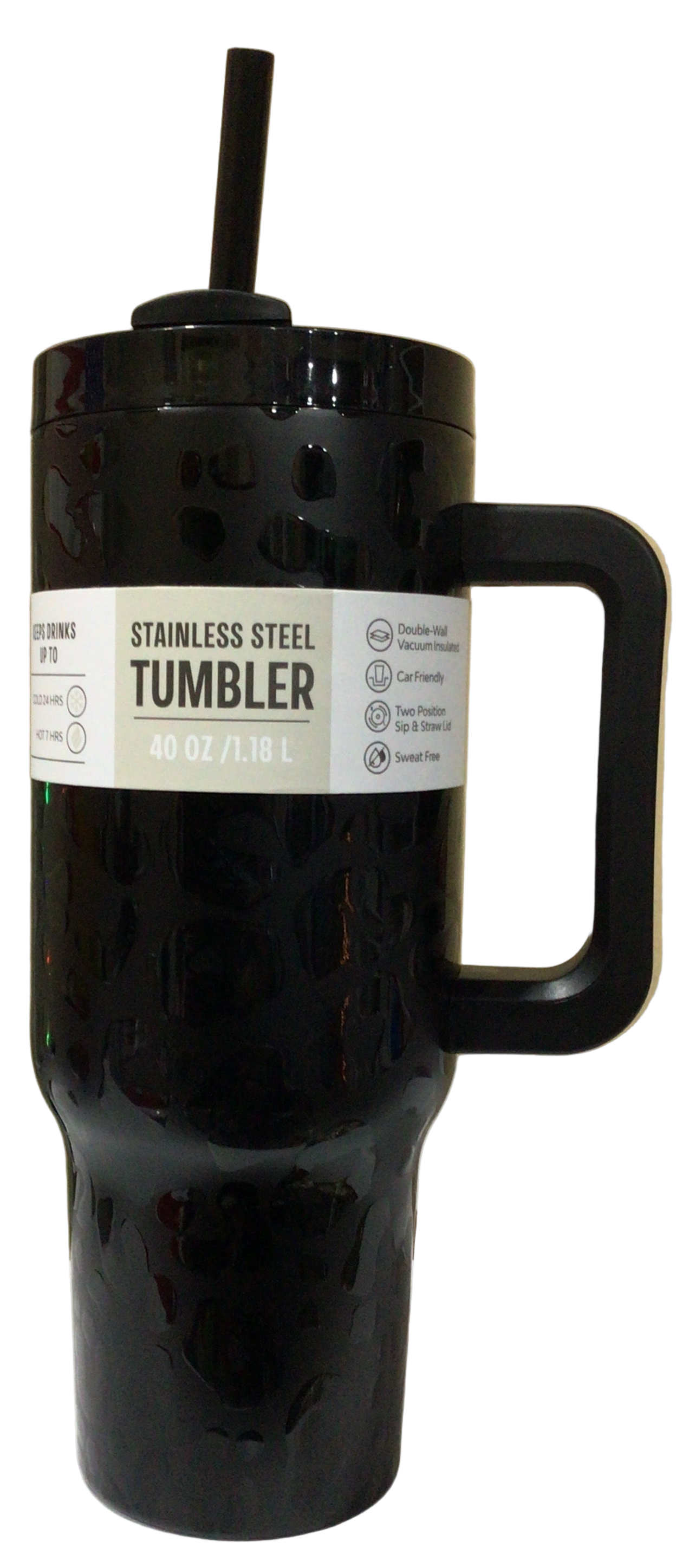 Stainless Steel Tumbler Negro cheetah