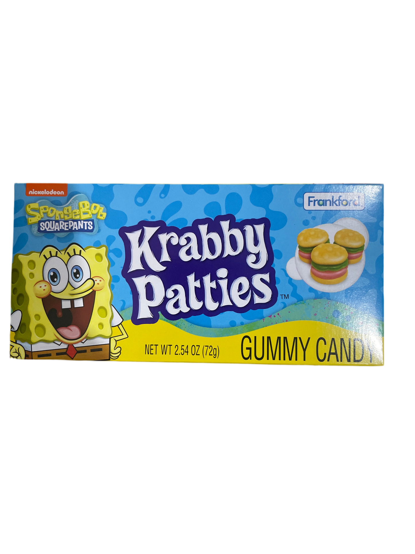 Krabby Patties Gummy Candy Box 72gr