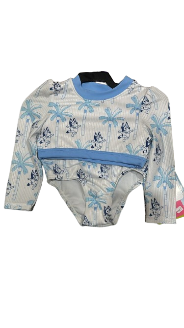 Traje de Baño 2pzs Bluey Talla 4 años