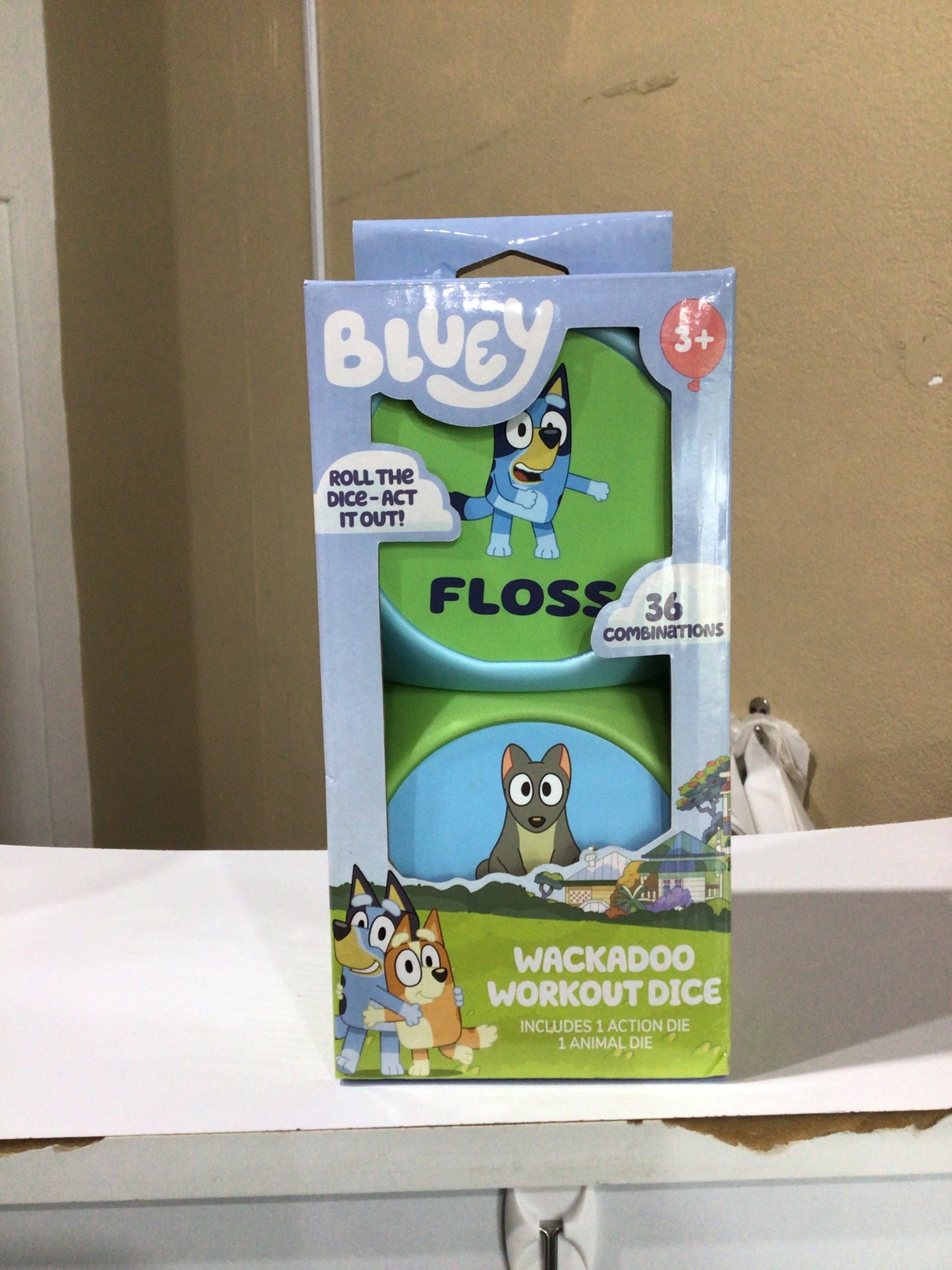 Bluey Wackadoo Workout Dice