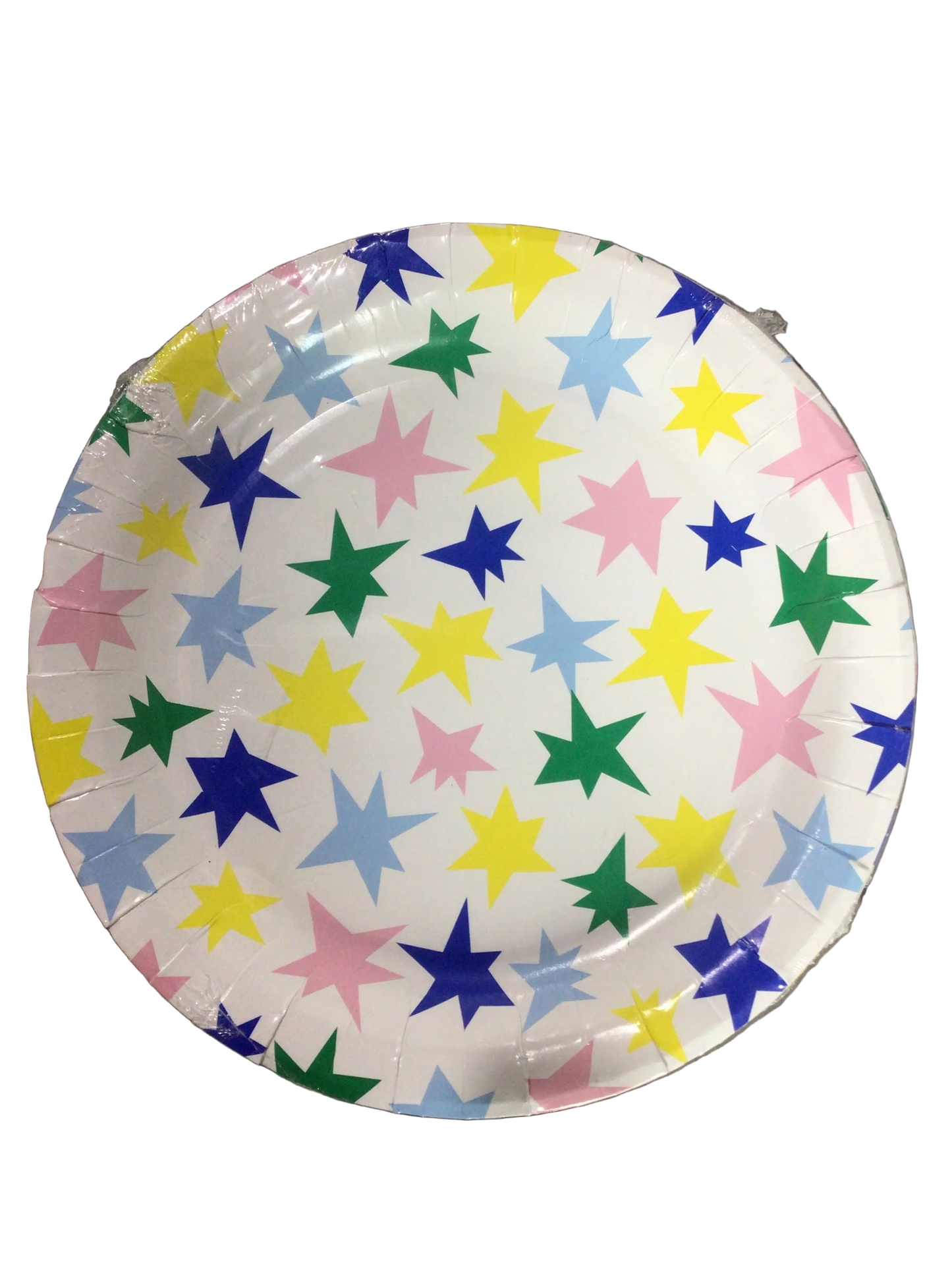 Plato desechable de cartón Estrellas 22.8cm 20 pzas