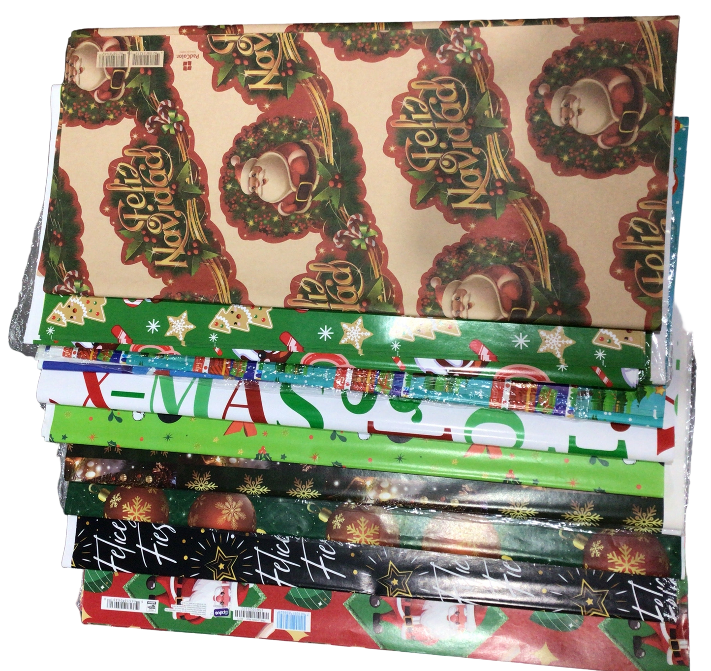 Pliego de Papel de Regalo Individual Navideño