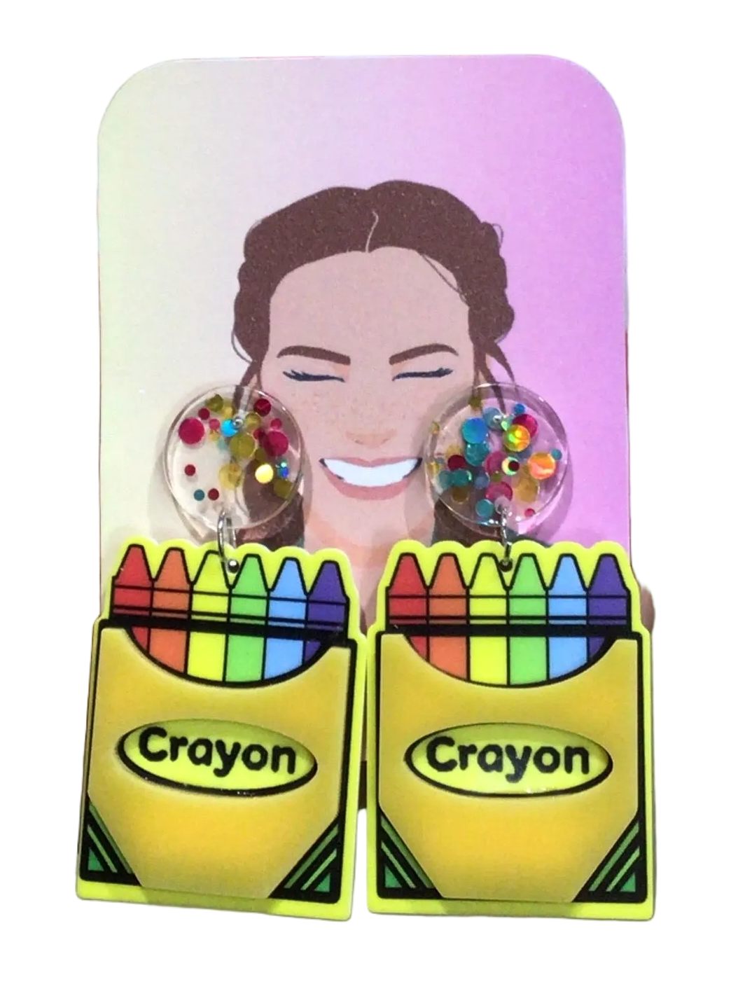 Aretes Crayones