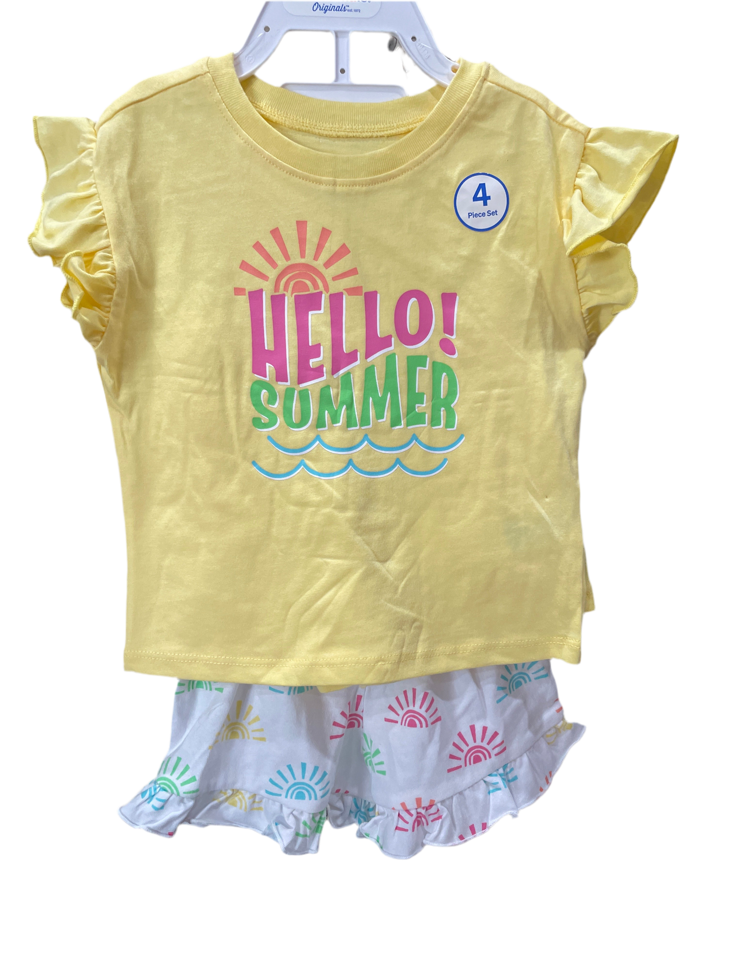 4pack Garanimals Hello Summer Amarillo 18M