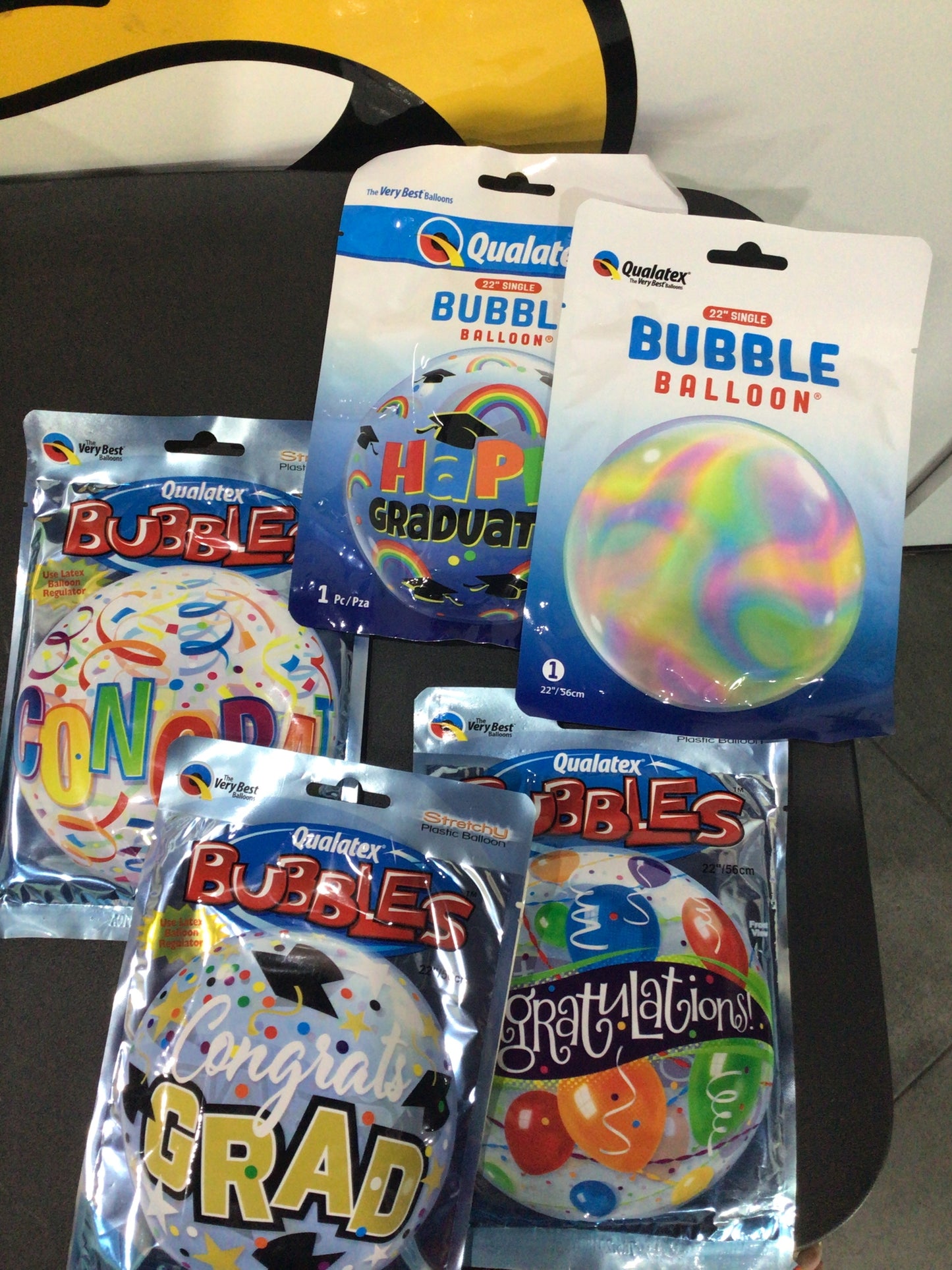 Globo burbuja decorado helio 22”