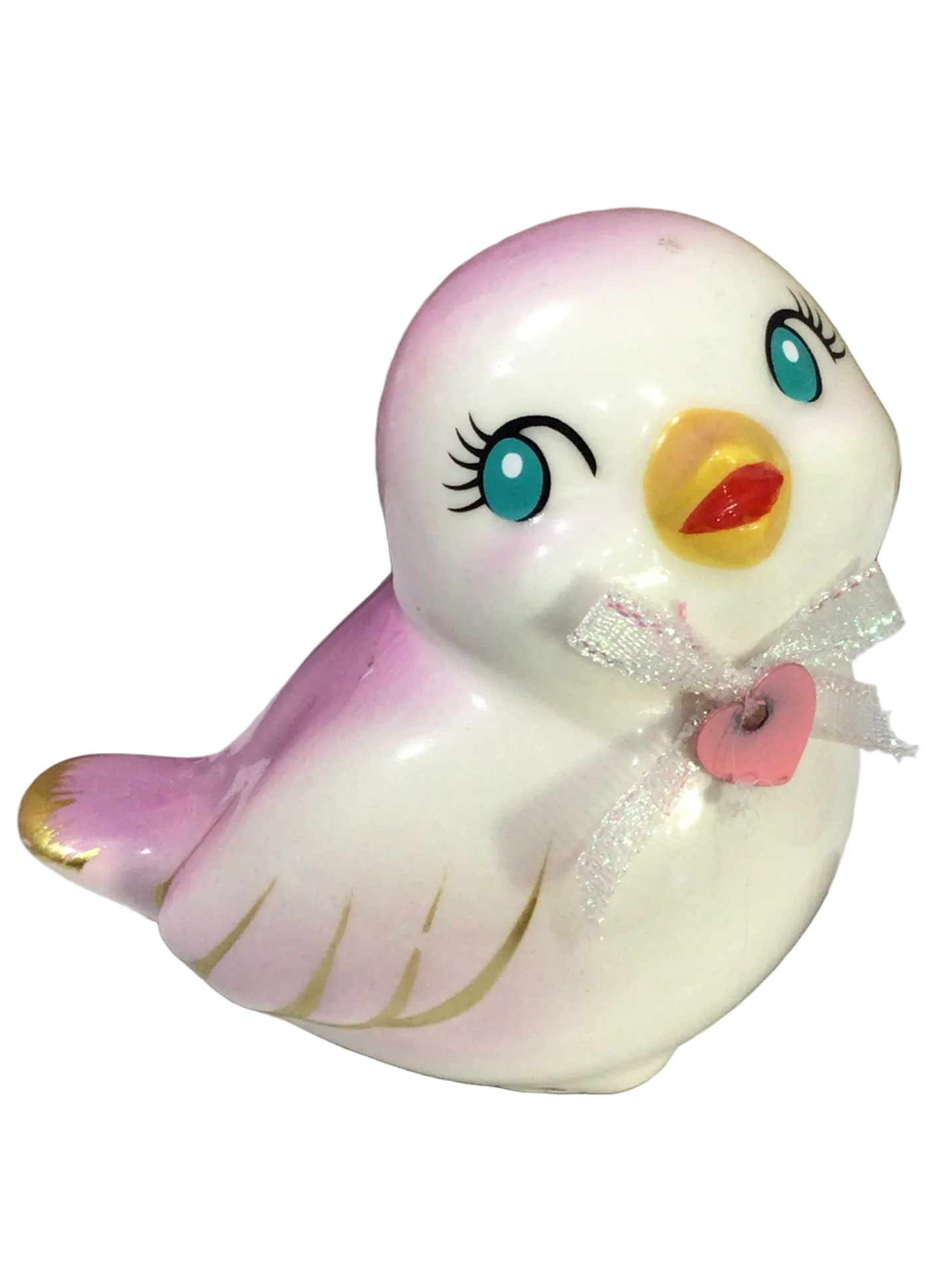 Figura decorativa Pajarito Rosa