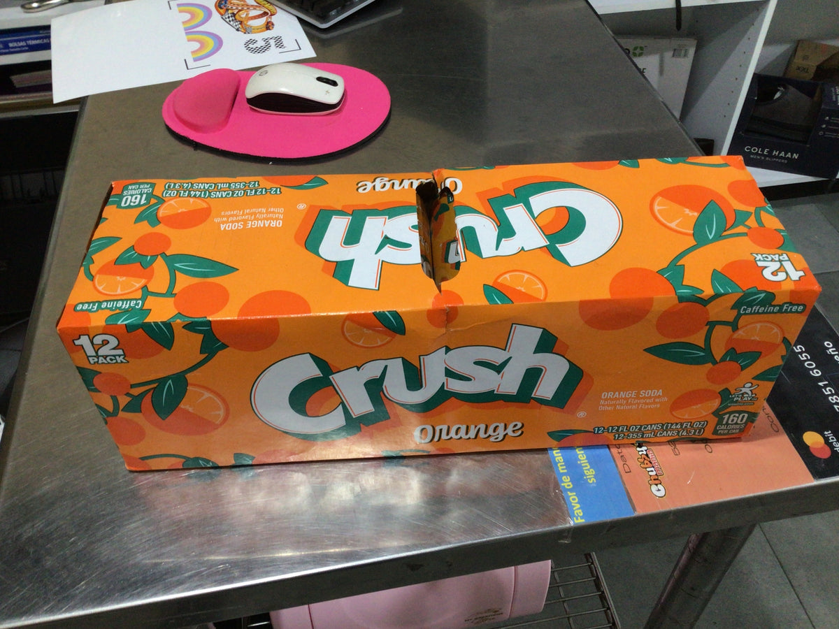 Crush Soda Orange 12pack