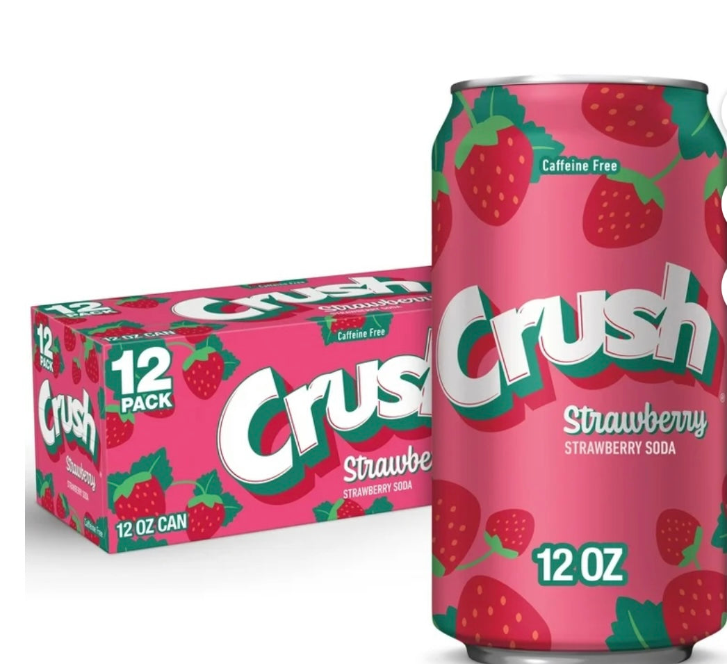 Crush Strawberry 12 pack