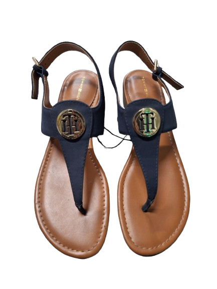 Sandalia Tommy Hilfiger Azul Talla 8½ USA