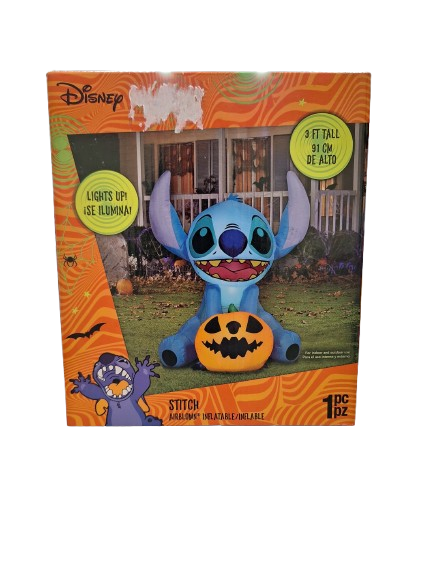 Inflable Halloween Stitch 91cm