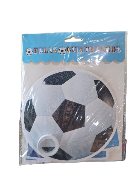 Letrero Feliz Cumpleaños Fútbol