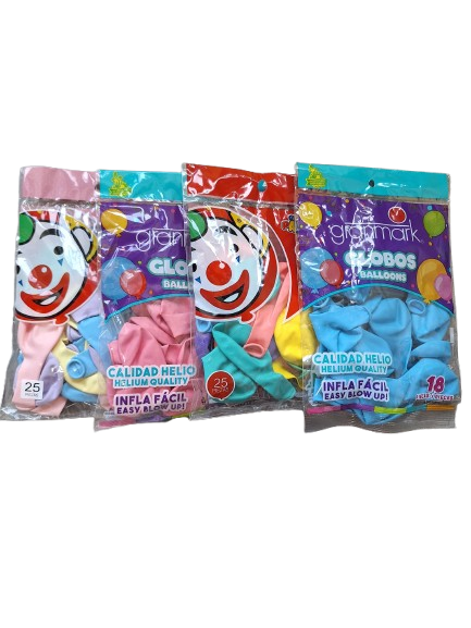 Bolsa de Globos Varios Individual