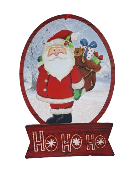 Letrero Santa Ho Ho Ho