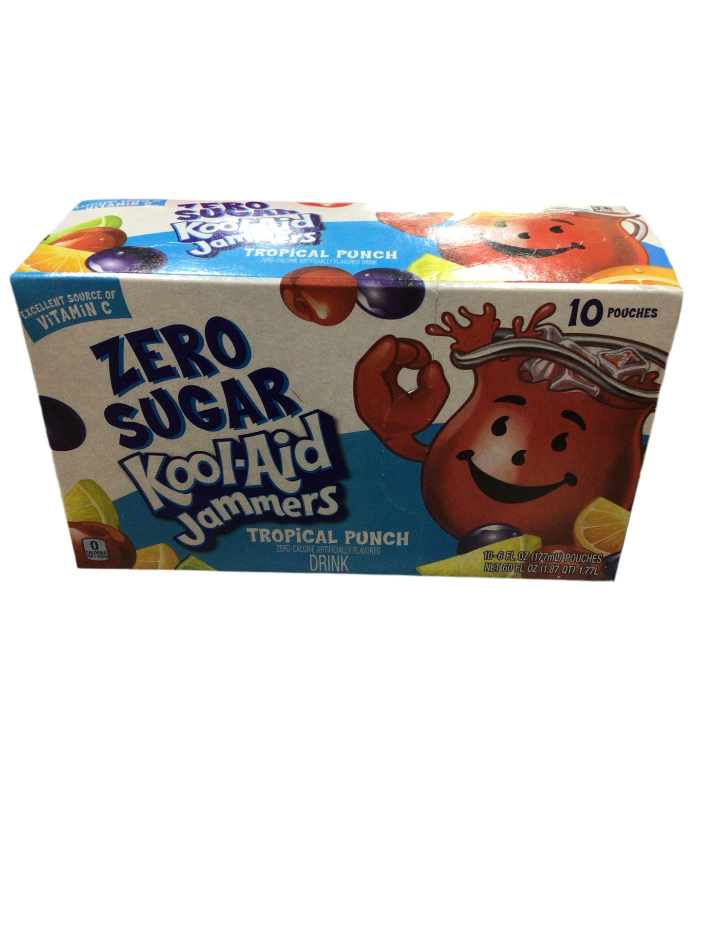 Kool-Aid Jammers Tropical Punch Zero Sugar 10 pouches