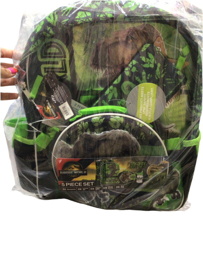 Mochila Jurassic World 5 piezas