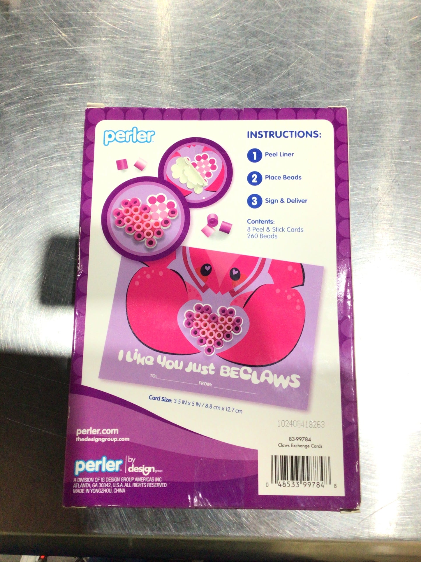 Sticker Valentine Peel & Stick Card Kit