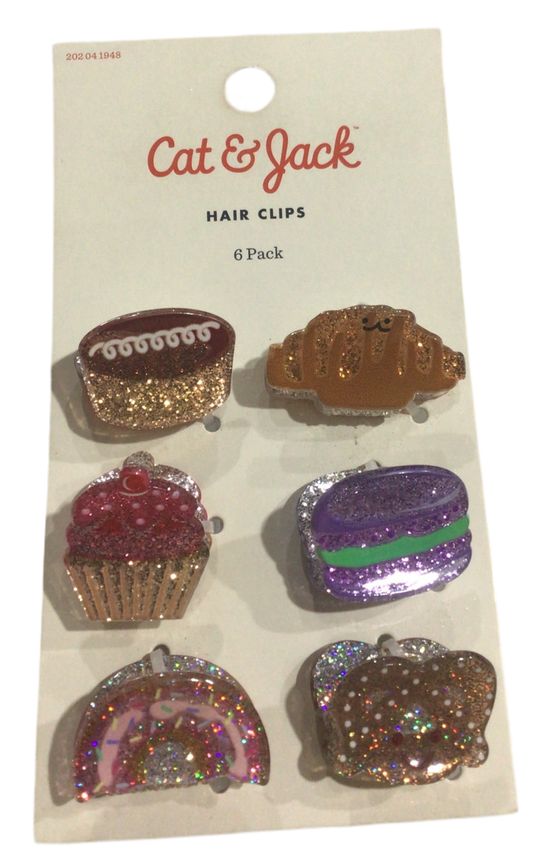 Set Hairclips 6pcs Cat & Jack