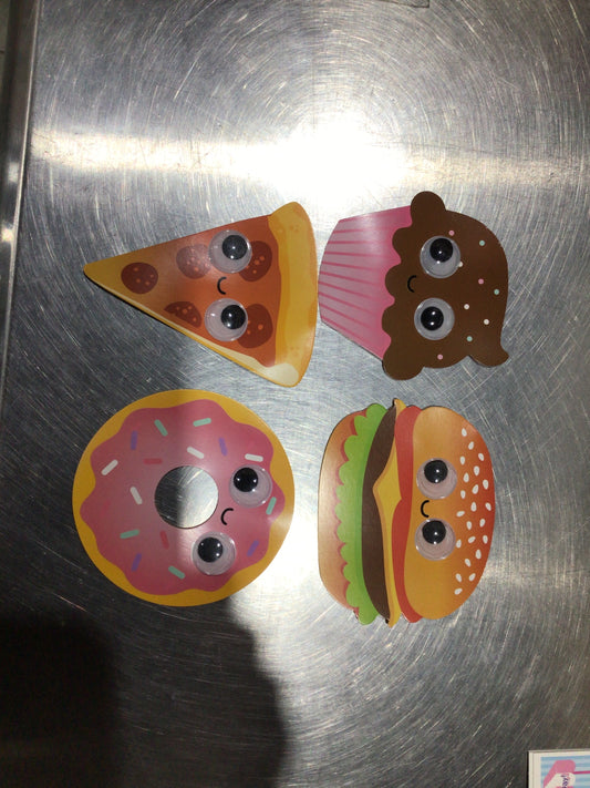 Stickers valentine’s donuts pizza cupcake individual