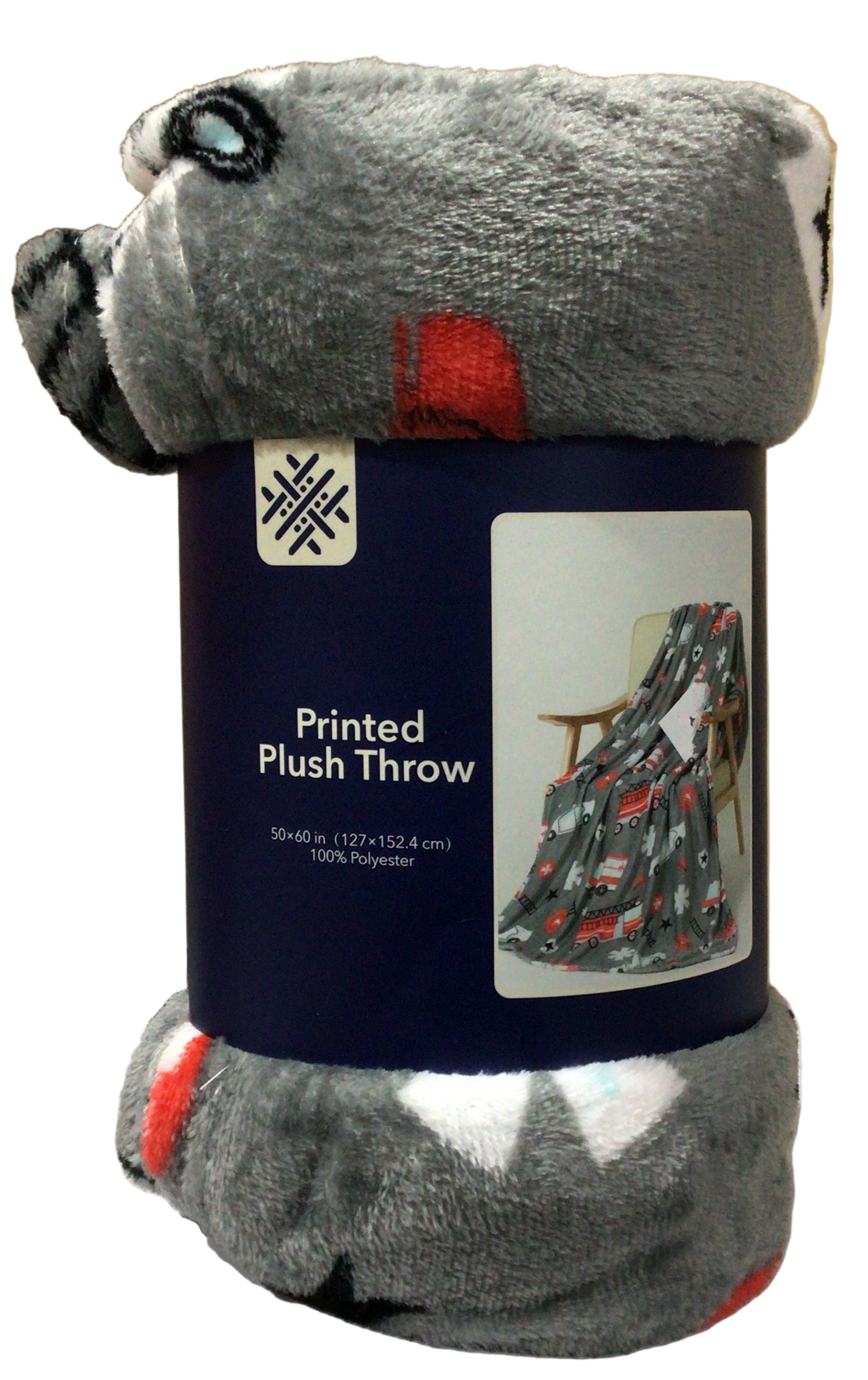 Frazada Bomberos gris