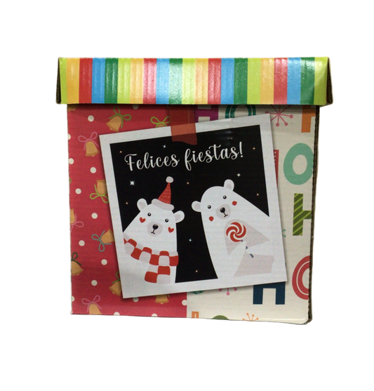 Caja de Regalo Chica 20x20 Navideña
