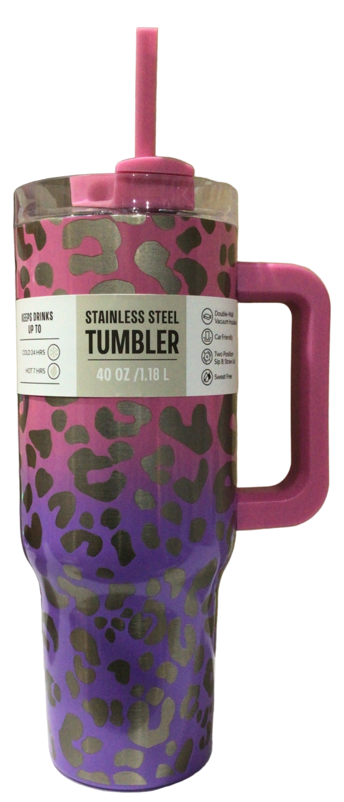 Stainless Steel Tumbler Rosa/Morado