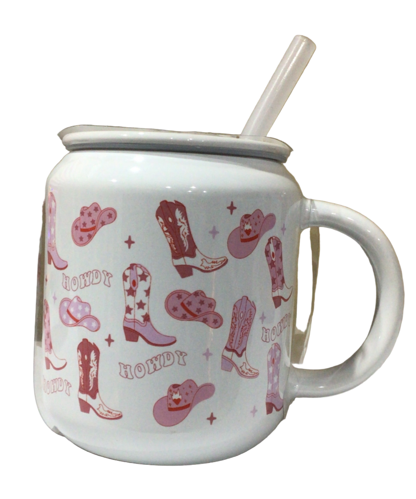 Taza Cowgirl c/popote