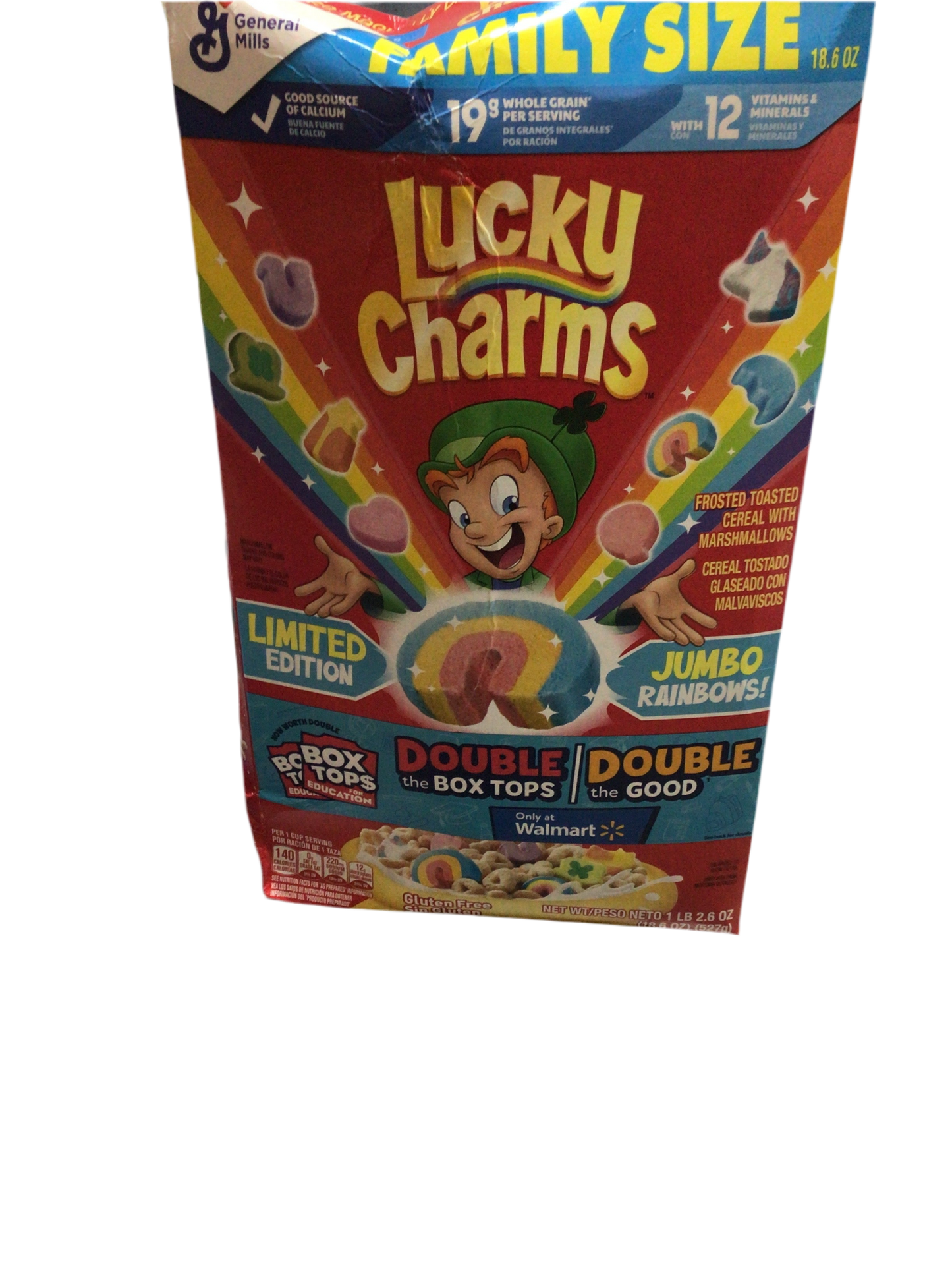 Cereal lucky charms family size 527g