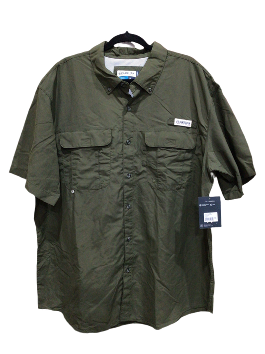 Camisa Magellan Verde Militar Talla S
