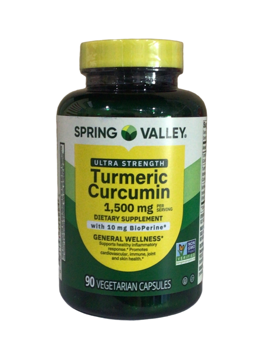 Spring Valley Turmeric Curcumin 1500mg 90pcs