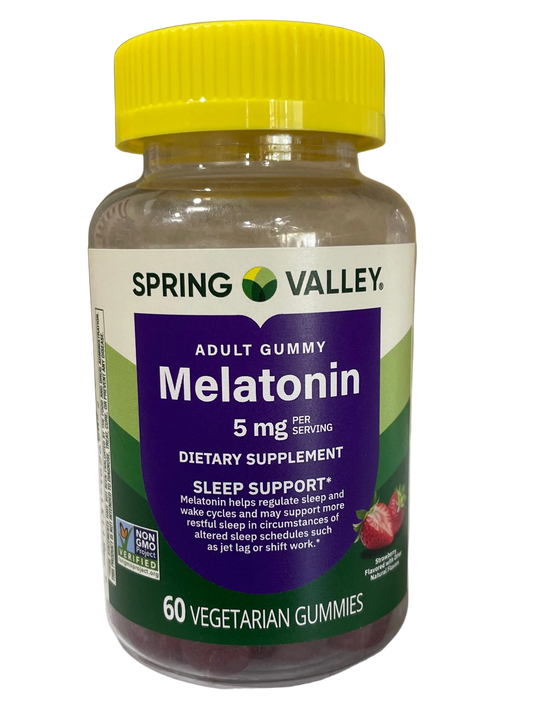 Spring Valley Melatonina 5mg 60gummies