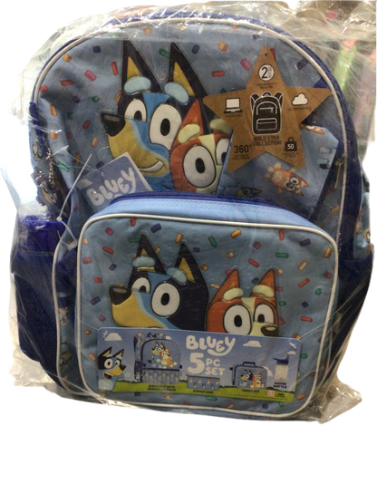 Mochila bluey 5 piezas