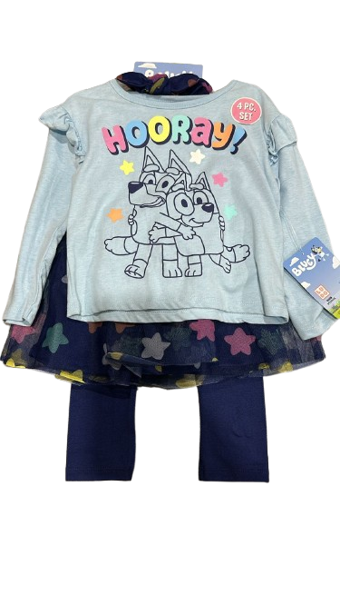 Conjunto 3pzas Bluey Talla 3