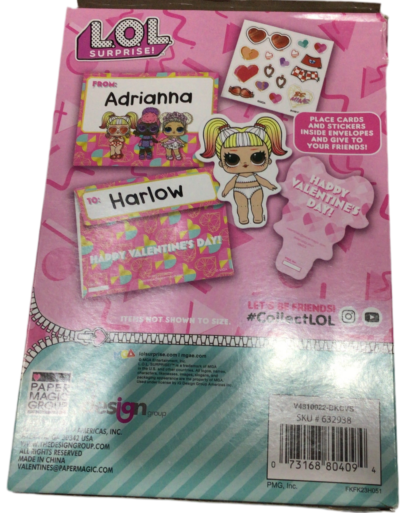 Stickers Valentine’s LoL caja