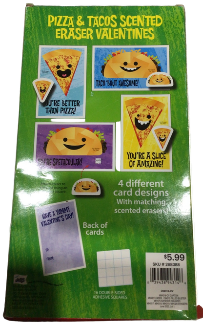 Stickers valentine’s pizza