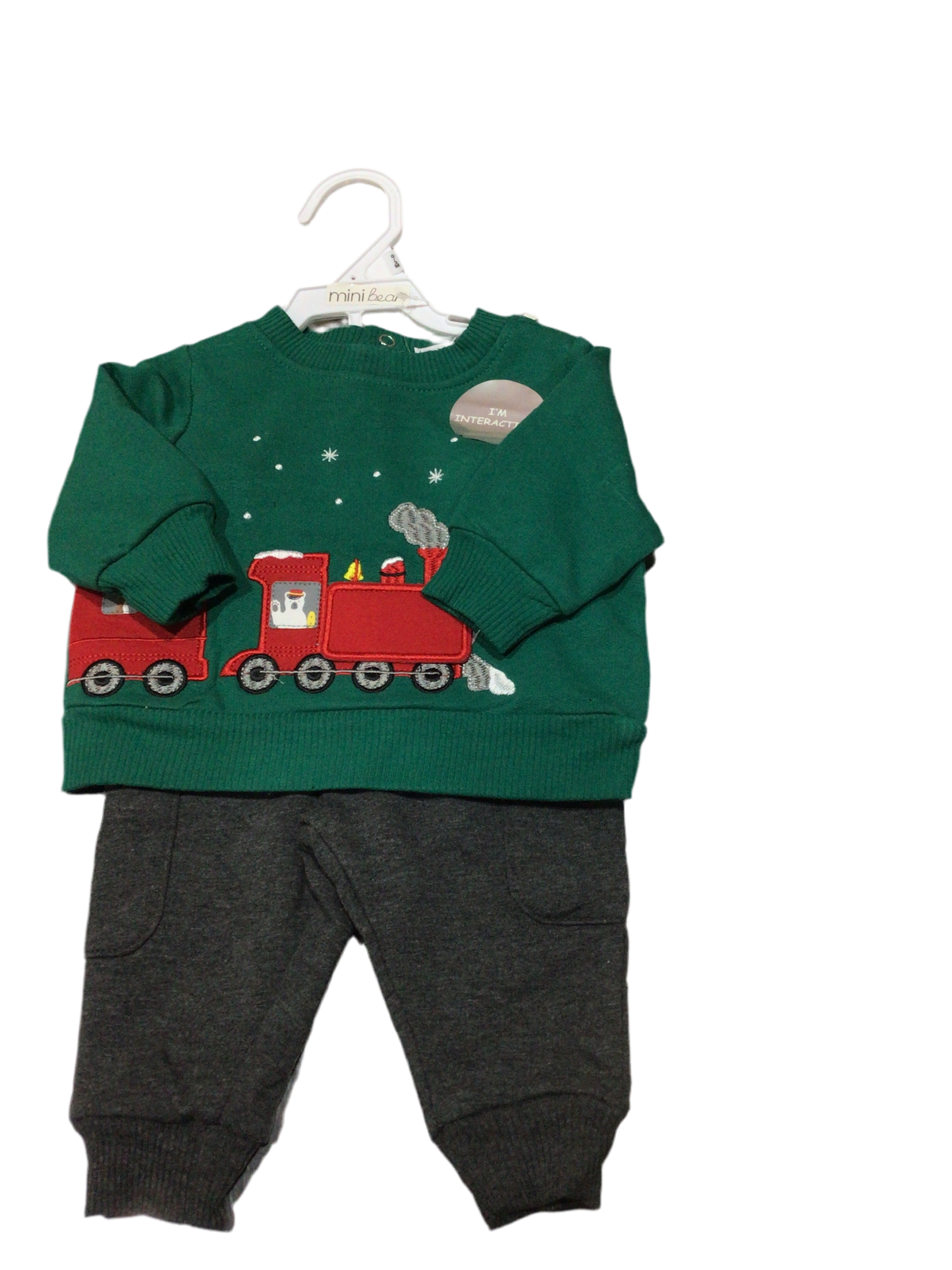 Conjunto Verde Tren 0-3M