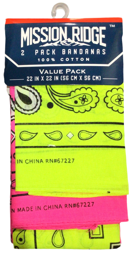 Mission Ridge 2pack Bandanas
