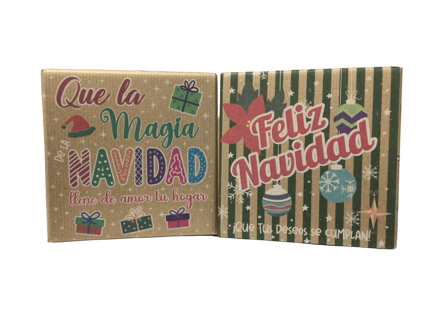 Caja de Regalo Chica 20x20x10 Navideña