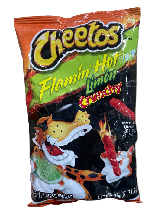 Cheetos Flamin Hot Limon Crunchy 81g