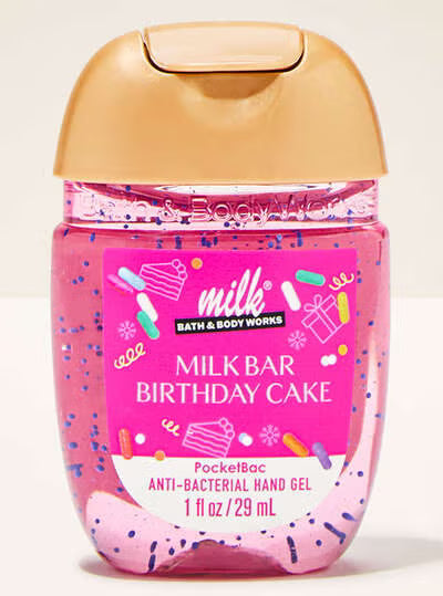 Anti-bacterial Gel Milk Bar Birthday Cake 29ml